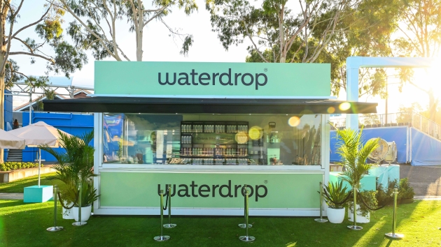 Waterdrop ist 'Official Bottle Partner' der Australian Open - Waterdrop bei den Astralian Open 2024 - Quelle: Waterdrop